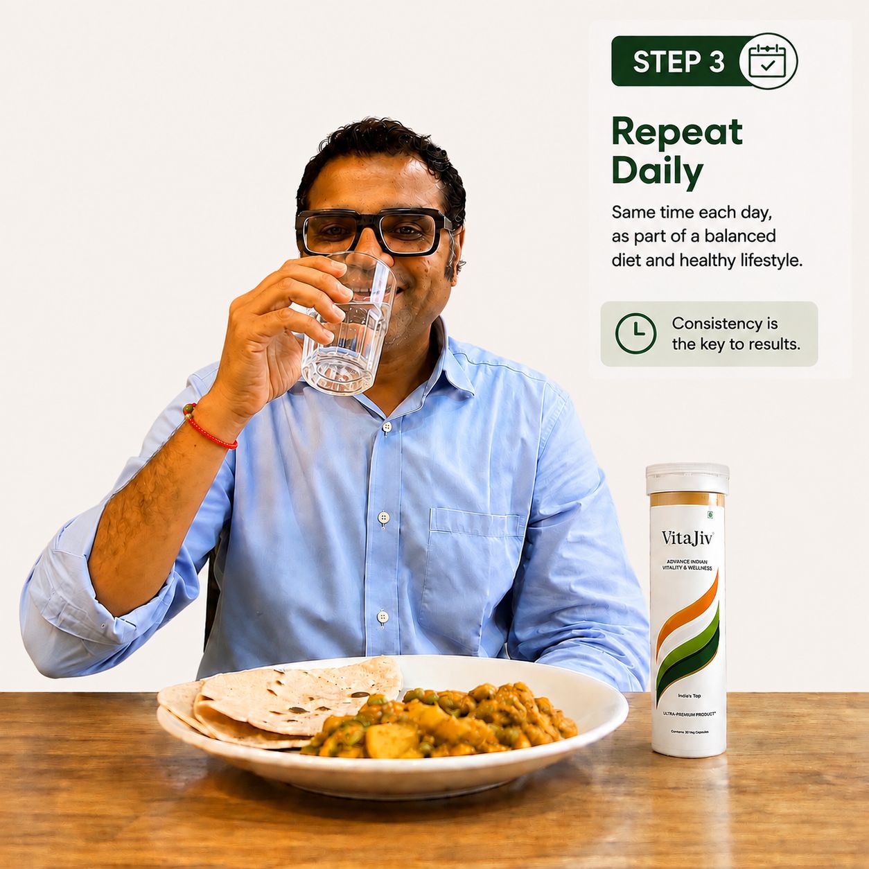 Step 3 – Repeat Daily